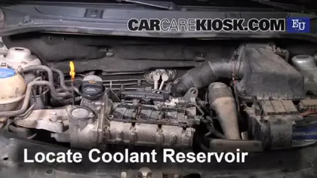 2007 Skoda Roomster HTP 1.2L 3 Cyl. Coolant (Antifreeze) Check Coolant Level